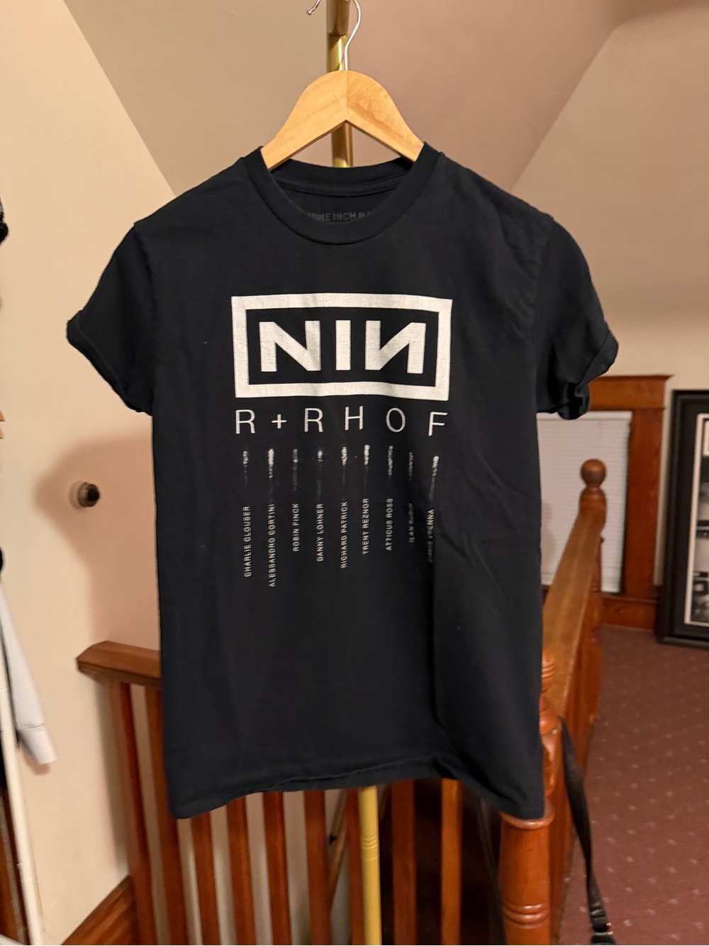 Nine inch nails rock and roll hall of fame tee rare